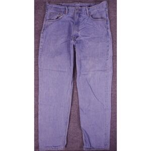 Levi's 550 Jeans Men's 37x33 (Tag 38x34) Blue Denim Relaxed Fit Straight Leg